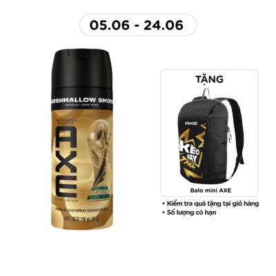 AXE - Xịt Ngăn Mùi Axe Hương Nước Hoa Marshmallow Smoke Premium Bodyspray Desodorante 150ml