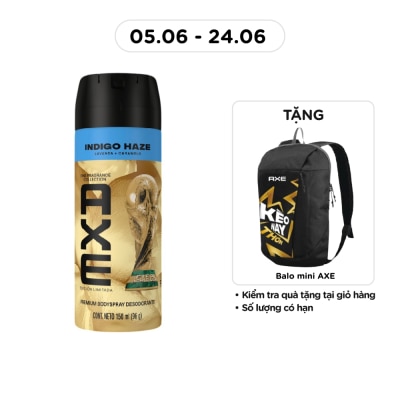 AXE - Xịt Ngăn Mùi Axe Hương Nước Hoa Indigo Haze Premium Bodyspray Desodorante 150ml