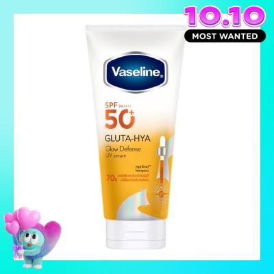 VASELINE Sữa Dưỡng Thể Vaseline SPF50+ PA++++ Gluta Hya Glow Defense UV Serum 260ml image