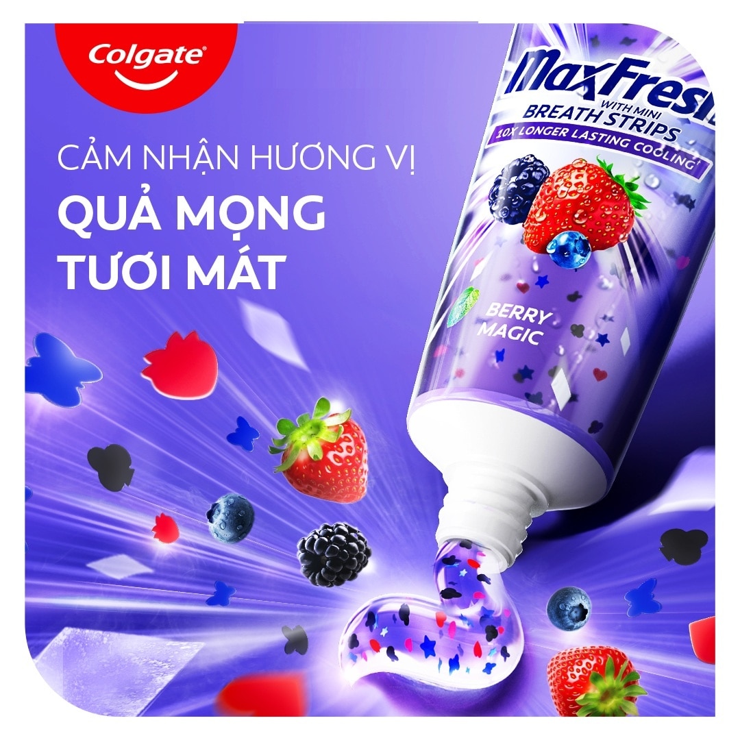 Colgate MaxFresh Berry Magic Toothpaste 100g image