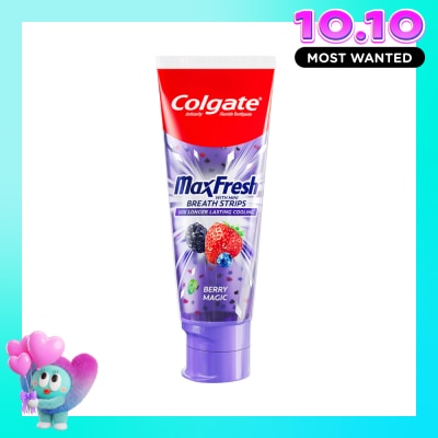 COLGATE Kem Đánh Răng Colgate MaxFresh Berry Magic Quả Mọng Tươi Mát 100g image
