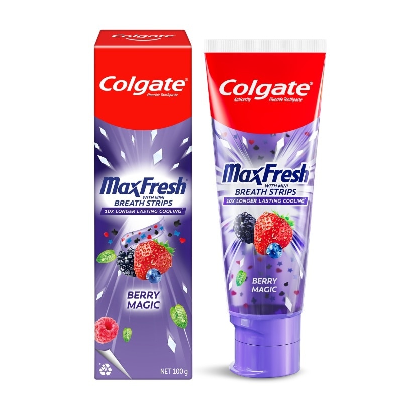Colgate MaxFresh Berry Magic Toothpaste 100g image