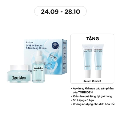 TORRIDEN Torriden Combo Dive In (Serum 50ml+Soothing Cream 100ml) image