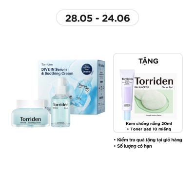 TORRIDEN - Torriden Combo Dive In (Serum 50ml+Soothing Cream 100ml)