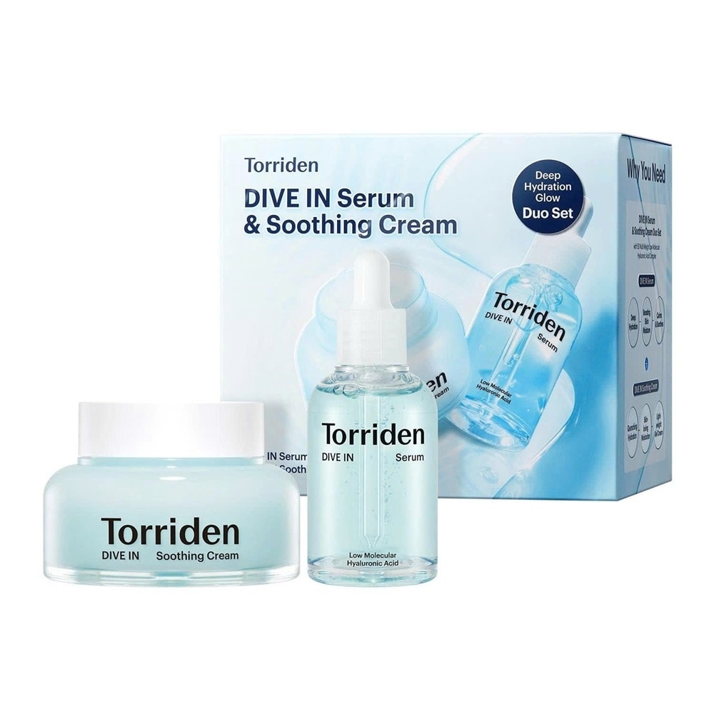 Combo Torriden Dive In (Tinh Chất 50ml + Kem Dưỡng Ẩm Soothing 100ml)