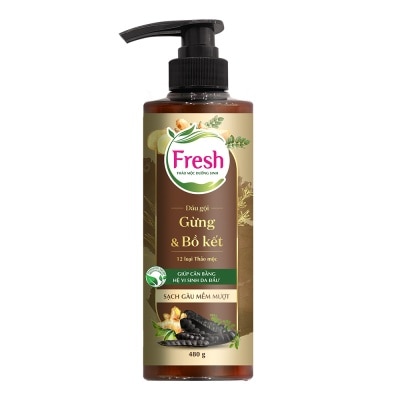 FRESH - Dầu Gội Fresh Thảo Mộc Dưỡng Sinh Sạch Gàu Mềm Mượt 480g