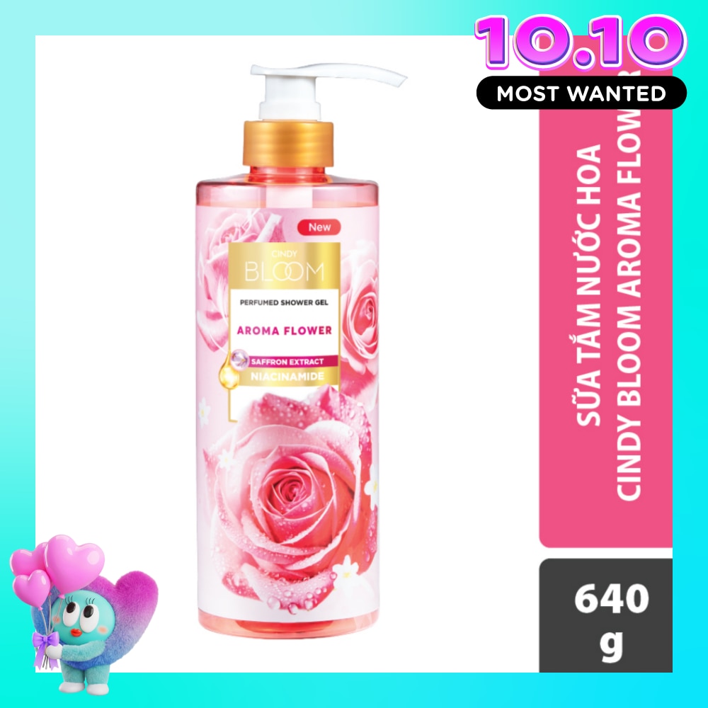 Sữa Tắm Nước Hoa Cindy Bloom Aroma Flower 640g image