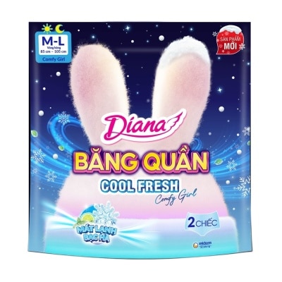 DIANA - Băng Vệ Sinh Dạng Quần Diana Comfy Girl Cool Fresh Size M-L 2Chiếc