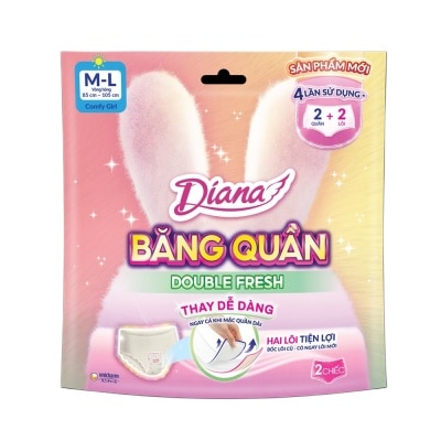 DIANA - Diana Panty Pads DoubleFreshSize M-L 2Chiếc