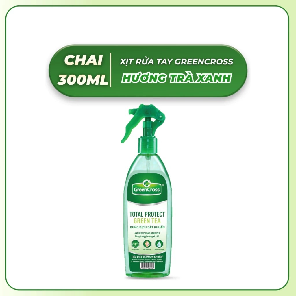 Green Cross Spray Hand Sanitizer Green Tea 300ml