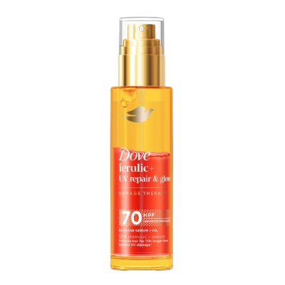 DOVE - Serum Dưỡng Tóc Dove Ferulic + UV Repair & Glow Bi-Phase Serum + Oil 77ml