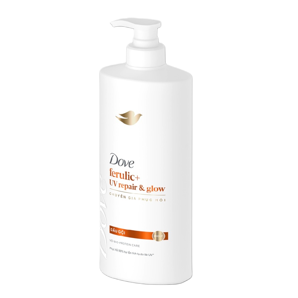 Dầu Gội Dove Ferulic + UV Repair & Glow 600g