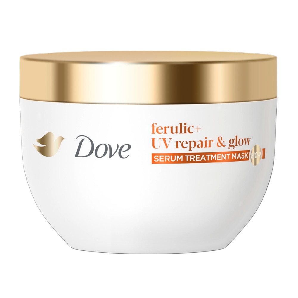 Kem Ủ Tóc Dove Ferulic+ UV Repair & Glow Damage Therapy Serum Treatment Mask 300ml