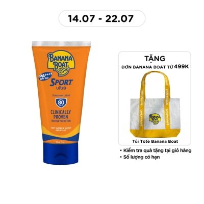 BANANA BOAT - Kem Chống Nắng Banana Boat Sport Ultra Sunscreen Lotion SPF80 PA++++ 90ml