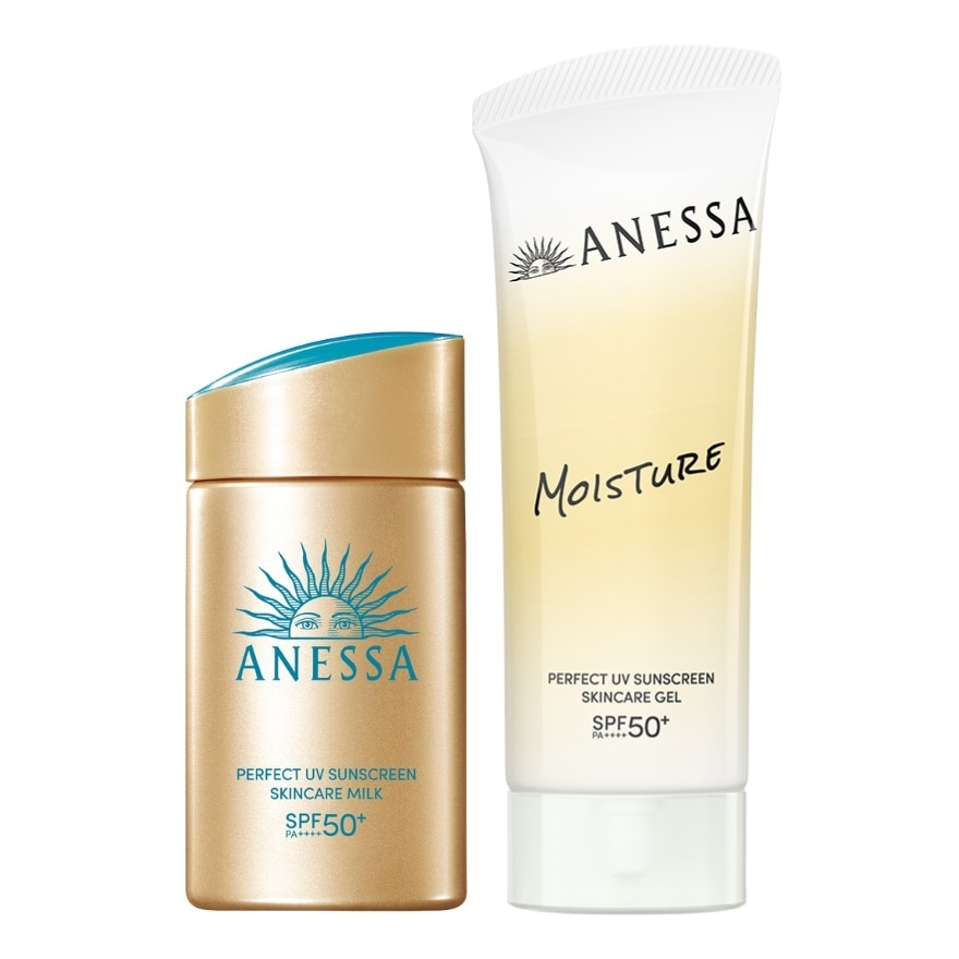 Combo Chống Nắng Anessa (Sữa Chống Nắng Dưỡng Da Kiềm Dầu 60ml + Gel Chống Nắng 90g) image