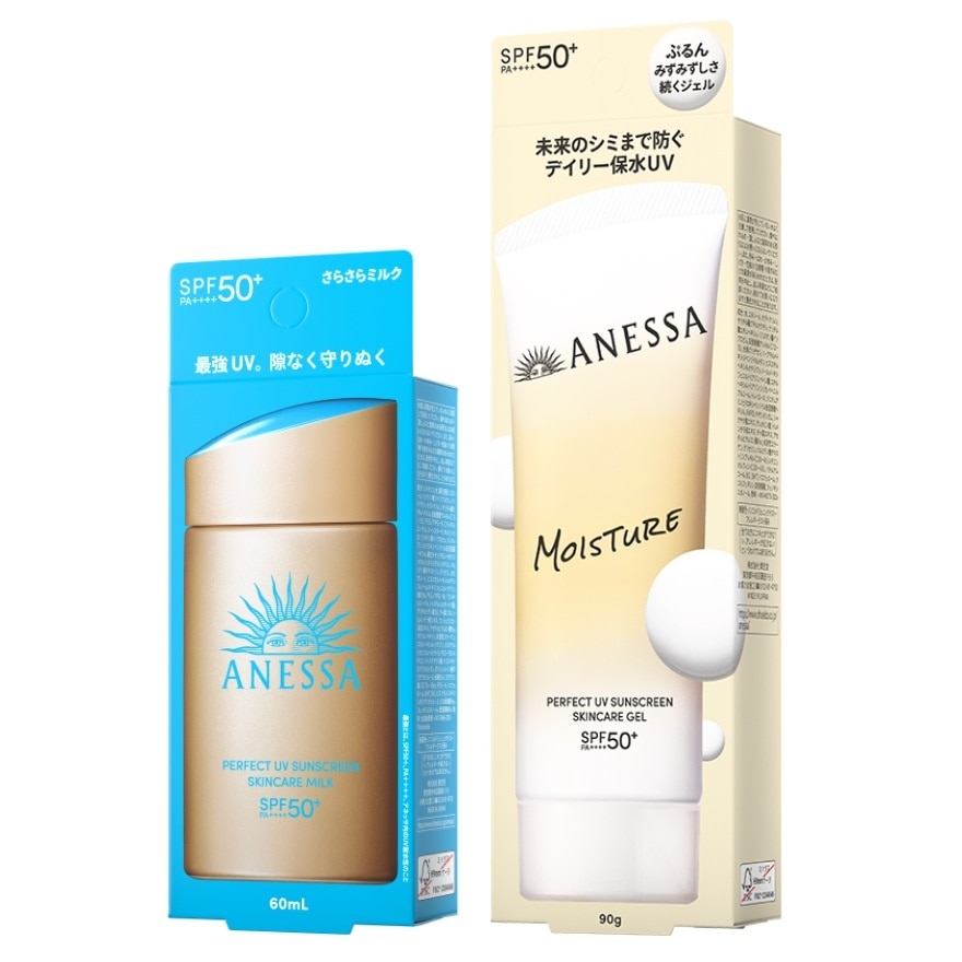 Combo Chống Nắng Anessa (Sữa Chống Nắng Dưỡng Da Kiềm Dầu 60ml + Gel Chống Nắng 90g) image