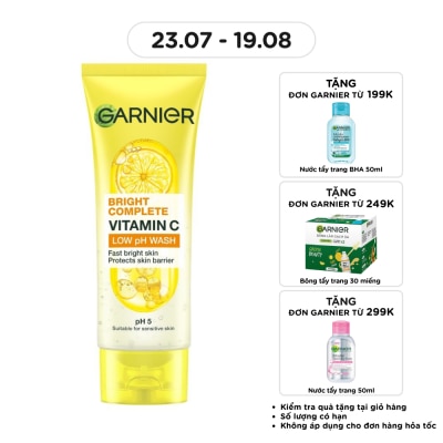 GARNIER - Garnier Bright Complete Vitamin C Low pH Wash 100ml image