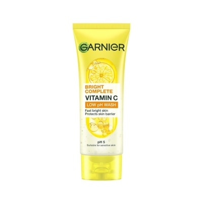 GARNIER - Sữa Rửa Mặt Sáng Da Garnier Bright Complete Vitamin C Low pH Wash 100ml