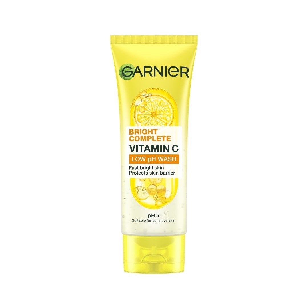 Sữa Rửa Mặt Sáng Da Garnier Bright Complete Vitamin C Low pH Wash 100ml image