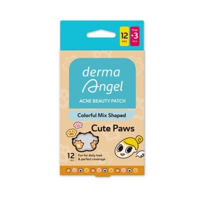 DERMA ANGEL DermaAngel Acne BeautyPatch Cute Paws 12pcs image