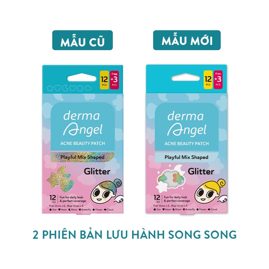 Derma Angel Acne Beauty Patch Gilter 12pcs image