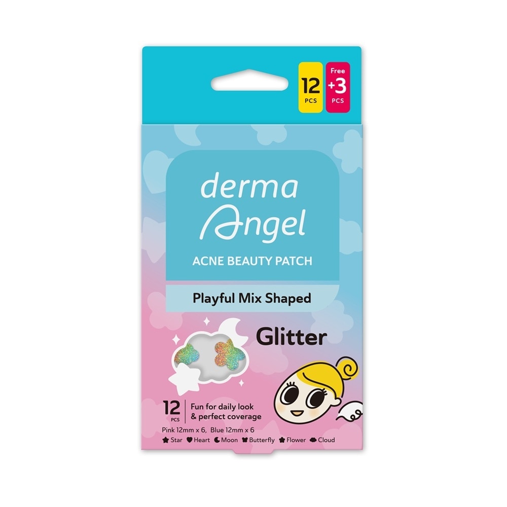 Miếng Dán Mụn Derma Angel Acne Beauty Patch Gilter 12pcs