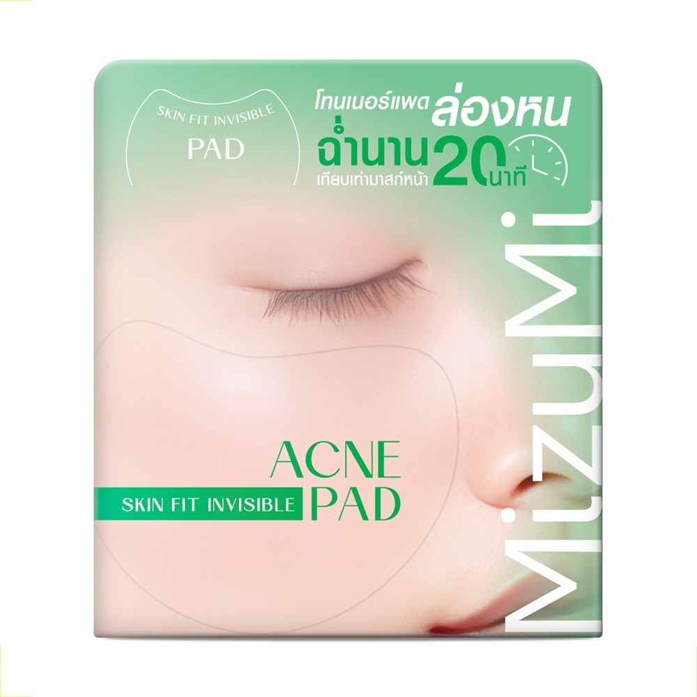 Toner Pad MizuMi Acne Skin Fit Invisible Pad Cho Da Dầu Mụn 130ml image