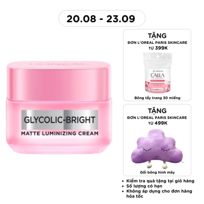 L'OREAL PARIS - L'Oréal Paris Glycolic-Bright Matte Luminizing Cream 30ml image