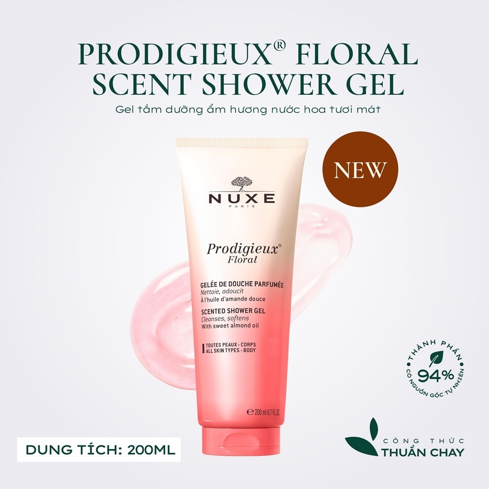 Nuxe Prodigieux Floral Scented Shower Gel 200ml
