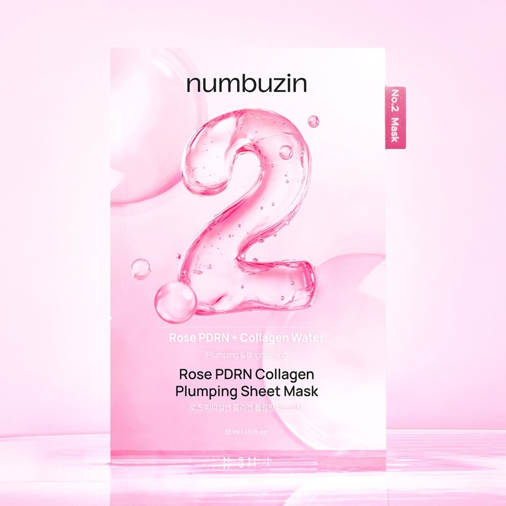 Numbuzin No.2 Rose PDRN Collagen Plumping Sheet Mask 33ml image