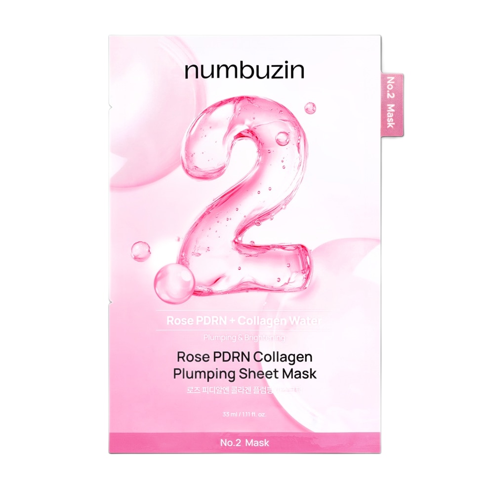 Numbuzin No.2 Rose PDRN Collagen Plumping Sheet Mask 33ml image