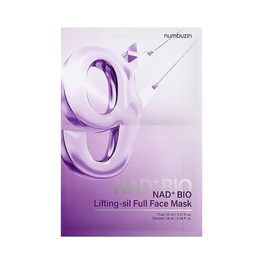 Mặt Nạ Nâng Cơ Numbuzin No.9+ NAD+ BIO Lifting-Sil Full Face Mask (Top 20ml+Bottom 28ml) image