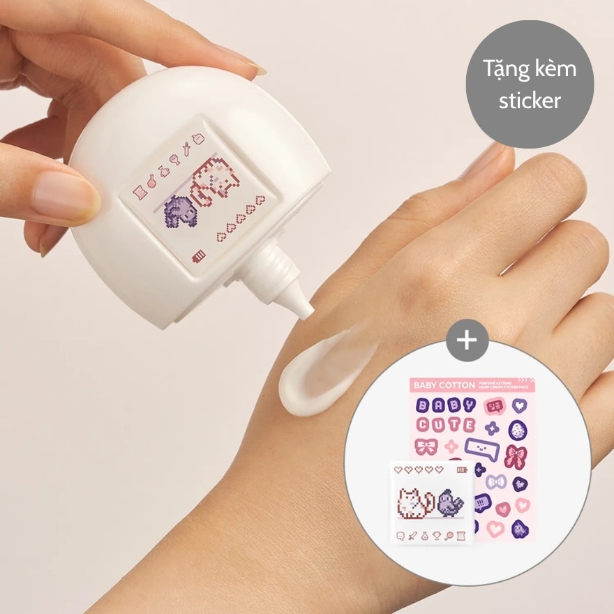 Mumchit Perfume Keyring Hand Cream Baby Cotton 50ml