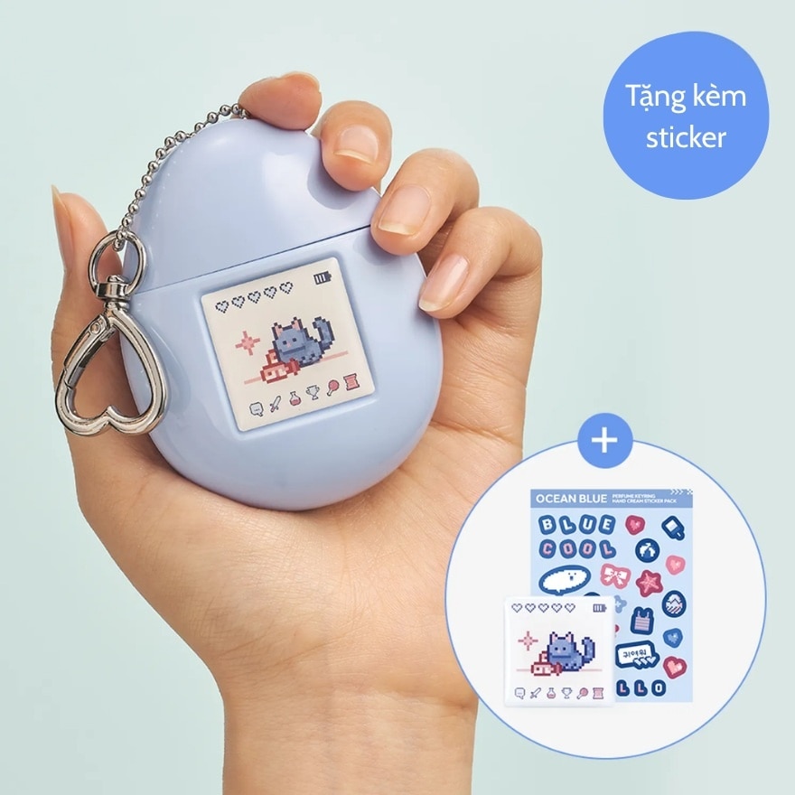 Mumchit Perfume Keyring Hand Cream Ocean Blue 50ml