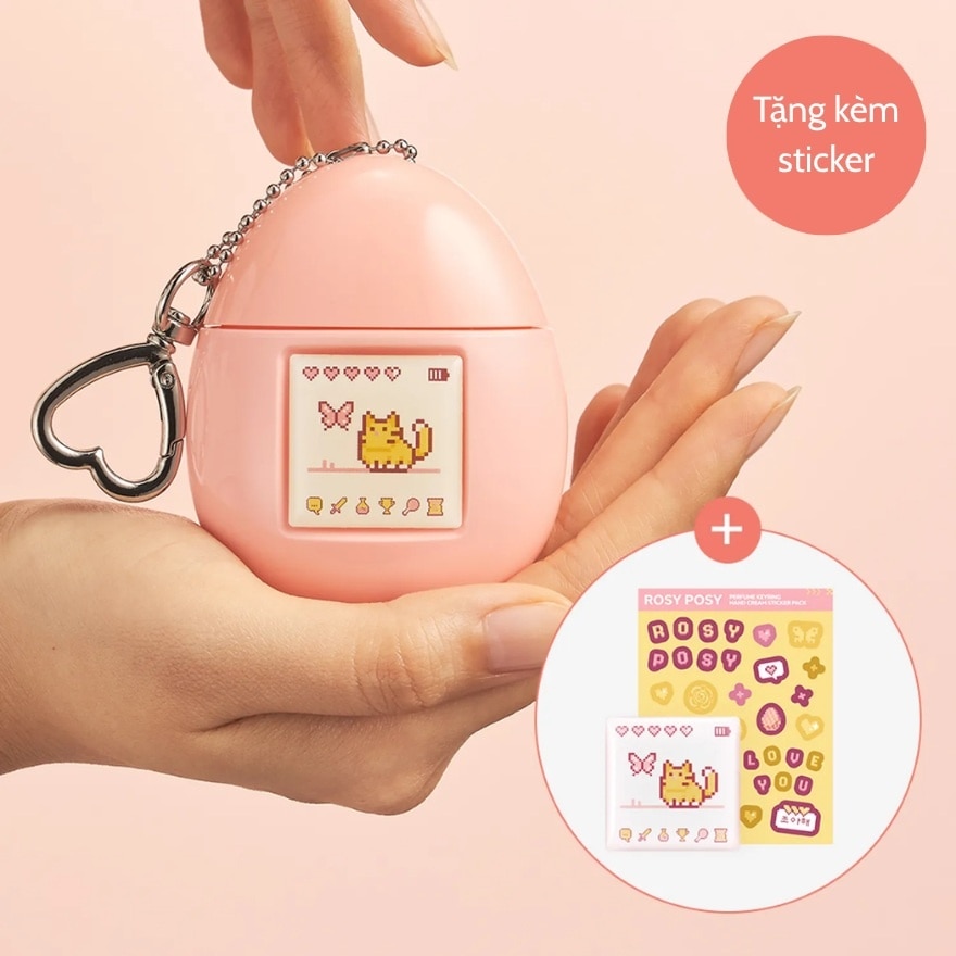 Mumchit Perfume Keyring Hand Cream Rosy Posy 50ml