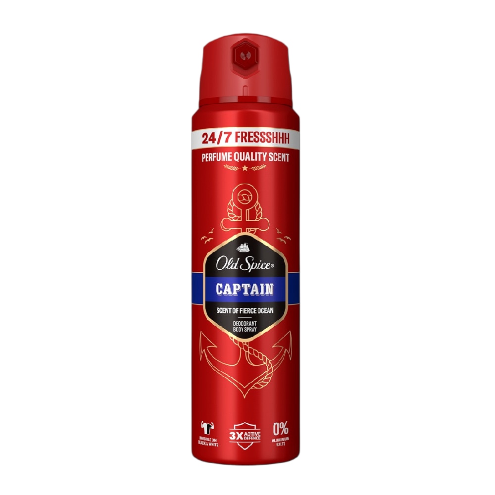 Old Spice Captain Scent Of Fierce Ocean Deodorant Body Spray 150ml