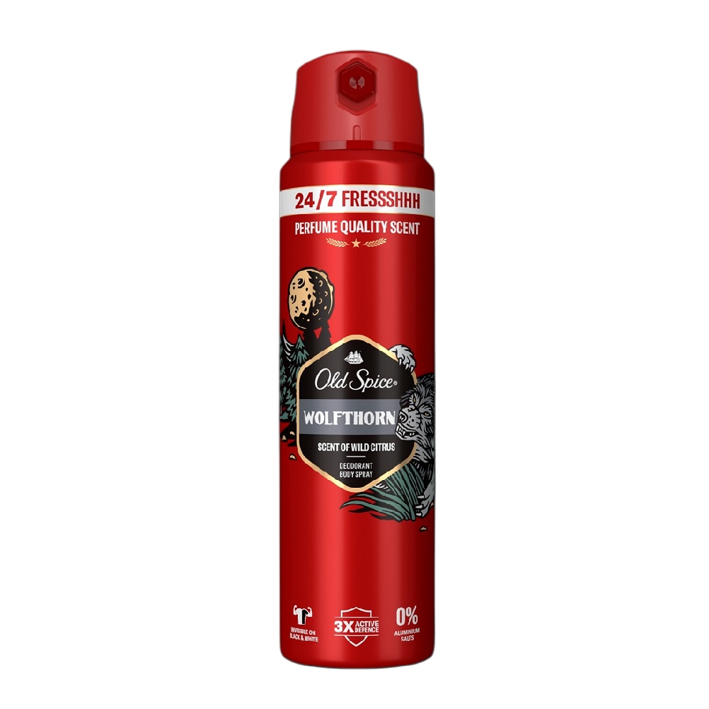 Xịt Khử Mùi Old Spice Wolfthorn 150ml