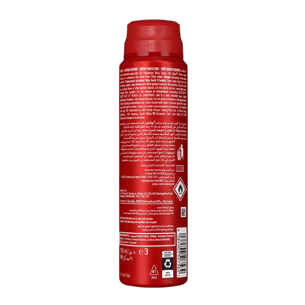 Xịt Khử Mùi Old Spice Original 150ml