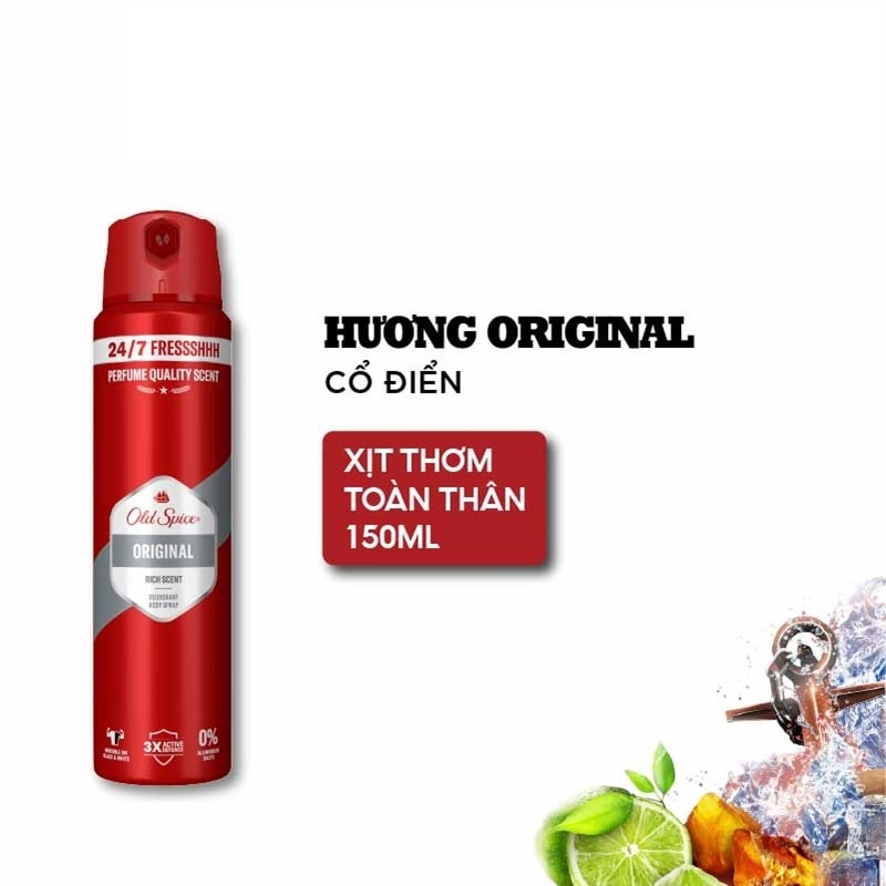 Xịt Khử Mùi Old Spice Original 150ml