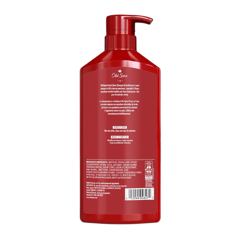 Dầu Gội & Xả Cho Nam Old Spice Fresh Clean 650ml