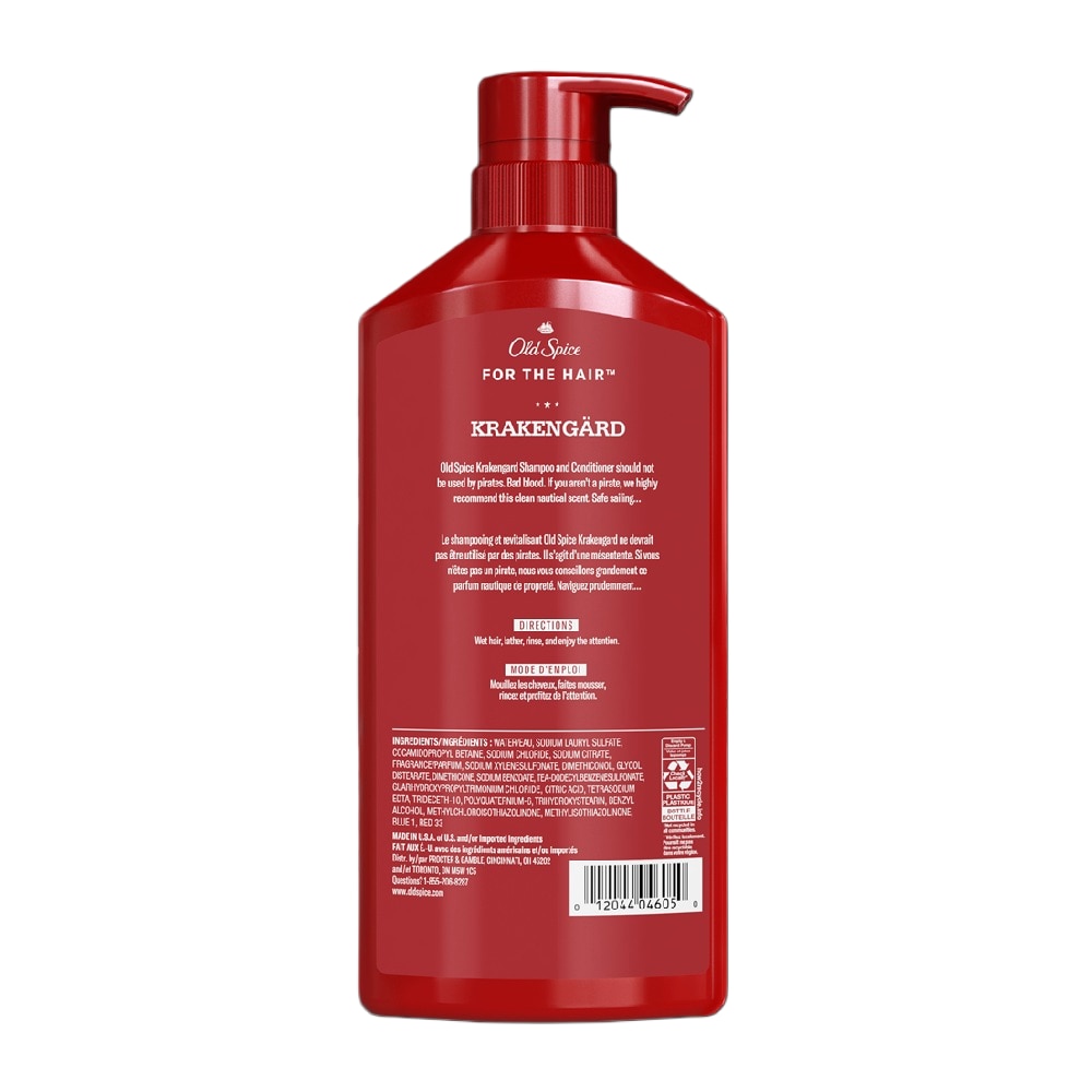 Dầu Gội & Xả Cho Nam Old Spice Krakengard 650ml