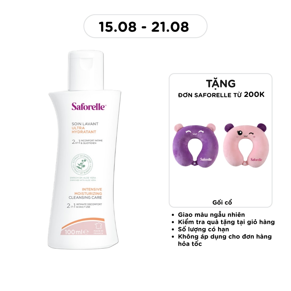 Dung Dịch Vệ Sinh Phụ Nữ Saforelle Soin Lavant Ultra Hydratant 100ml image