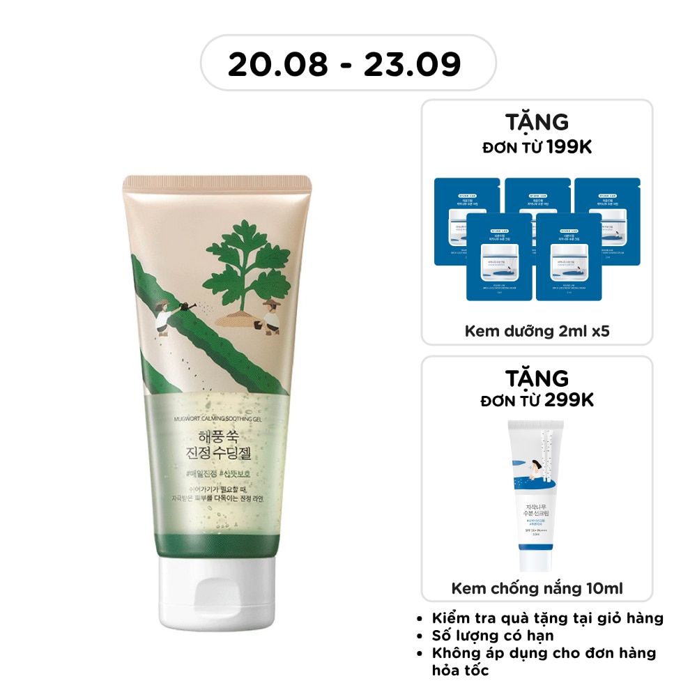 Gel Dưỡng Da Round Lab Mugwort Calming Soothing Gel 150ml image