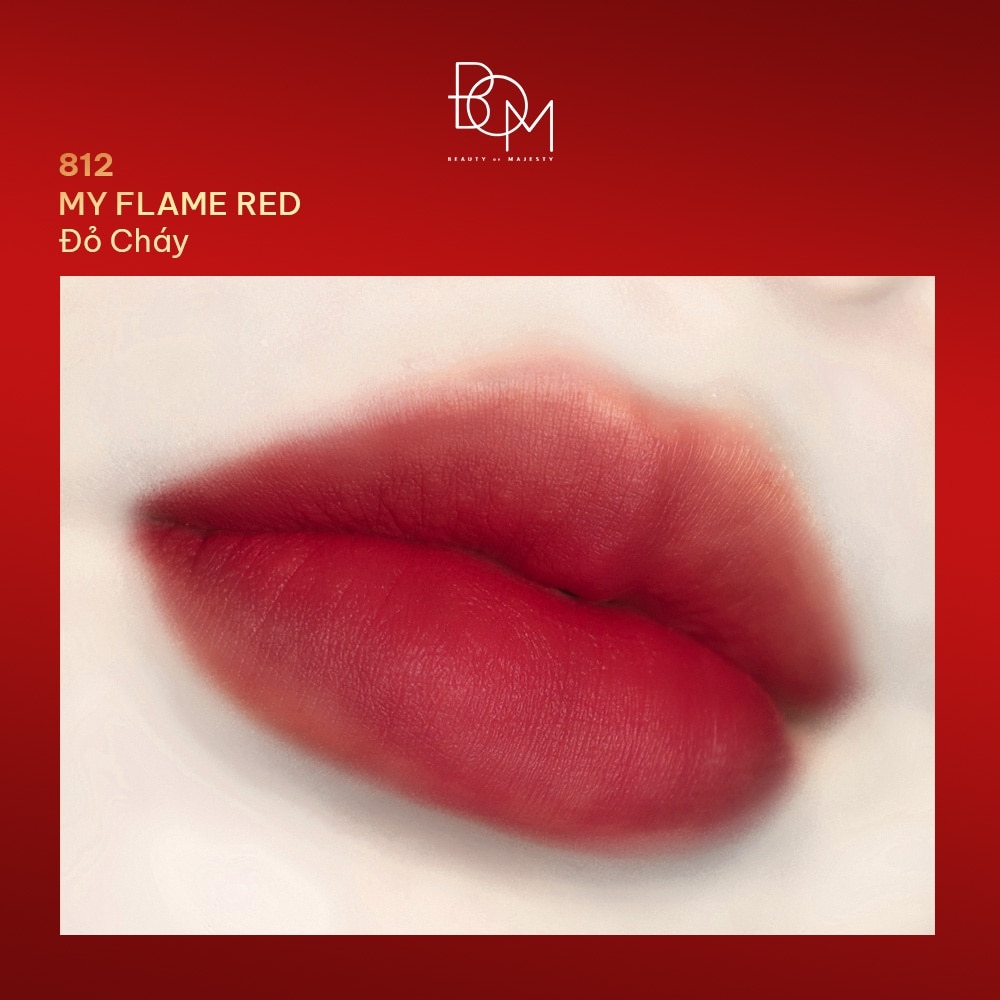 Son BOM My Lipstick 3.5g .#812 My Flame Red