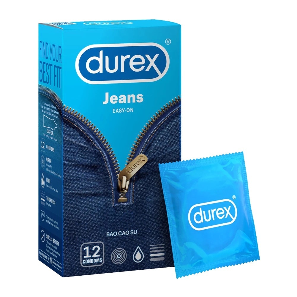 Bao Cao Su Durex Jeans Easy-On 12 Cái