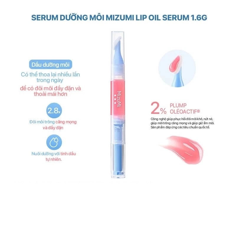 Serum Dưỡng Môi MizuMi Lip Oil Serum 1.6g