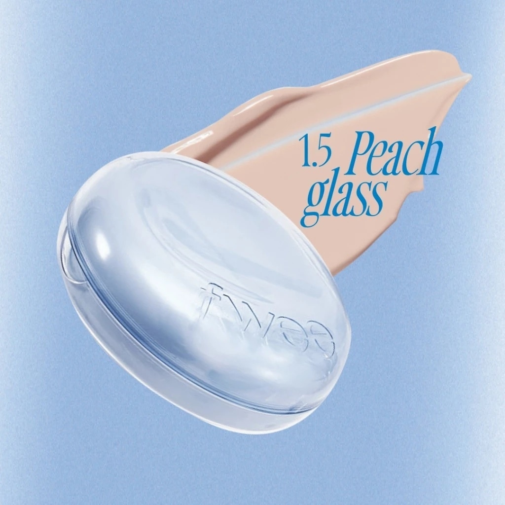 Fwee Cushion Glass Natural 13g .#1.5 Peach Glass