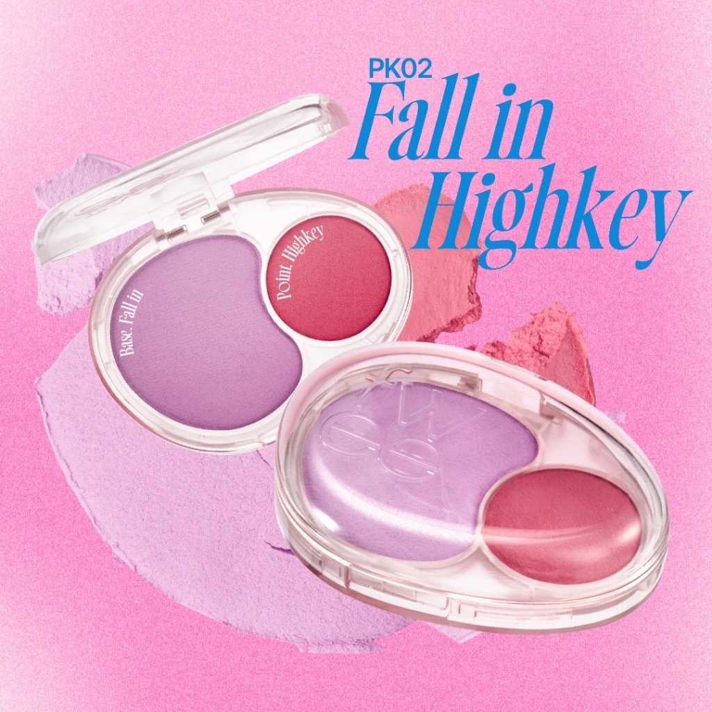Fwee Mellow Dual Blush 7.2g .#PK02 Fall In Highkey