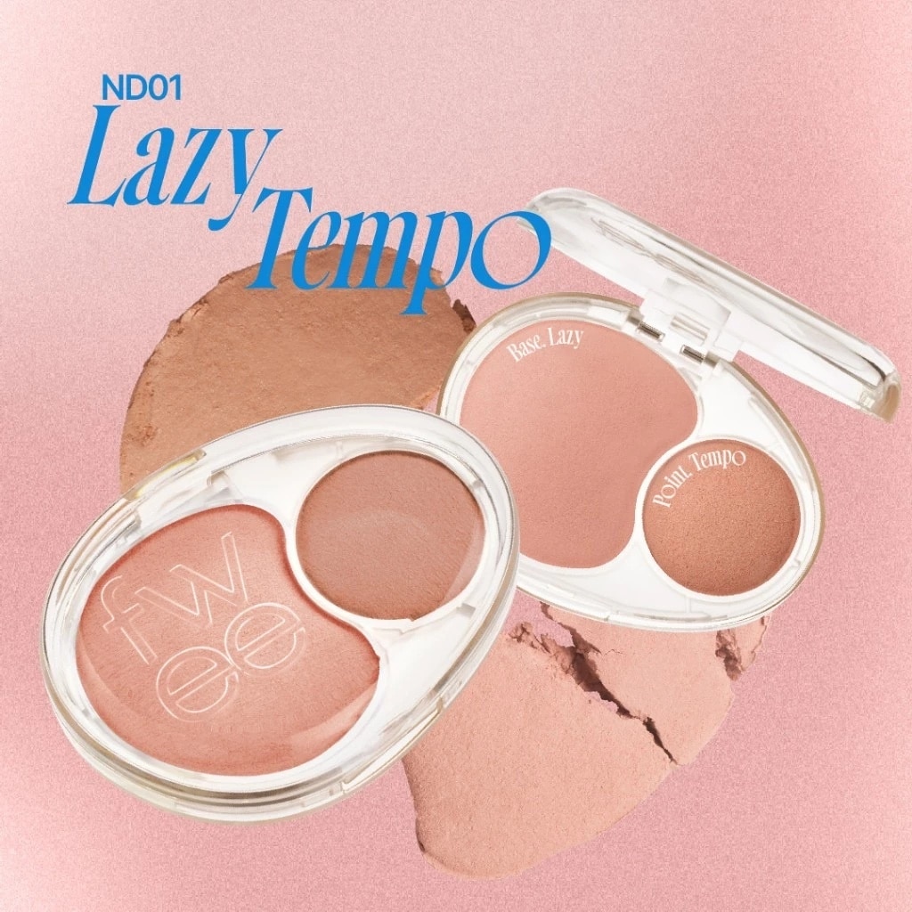Fwee Mellow Dual Blush 7.2g .#ND01 Lazy Tempo