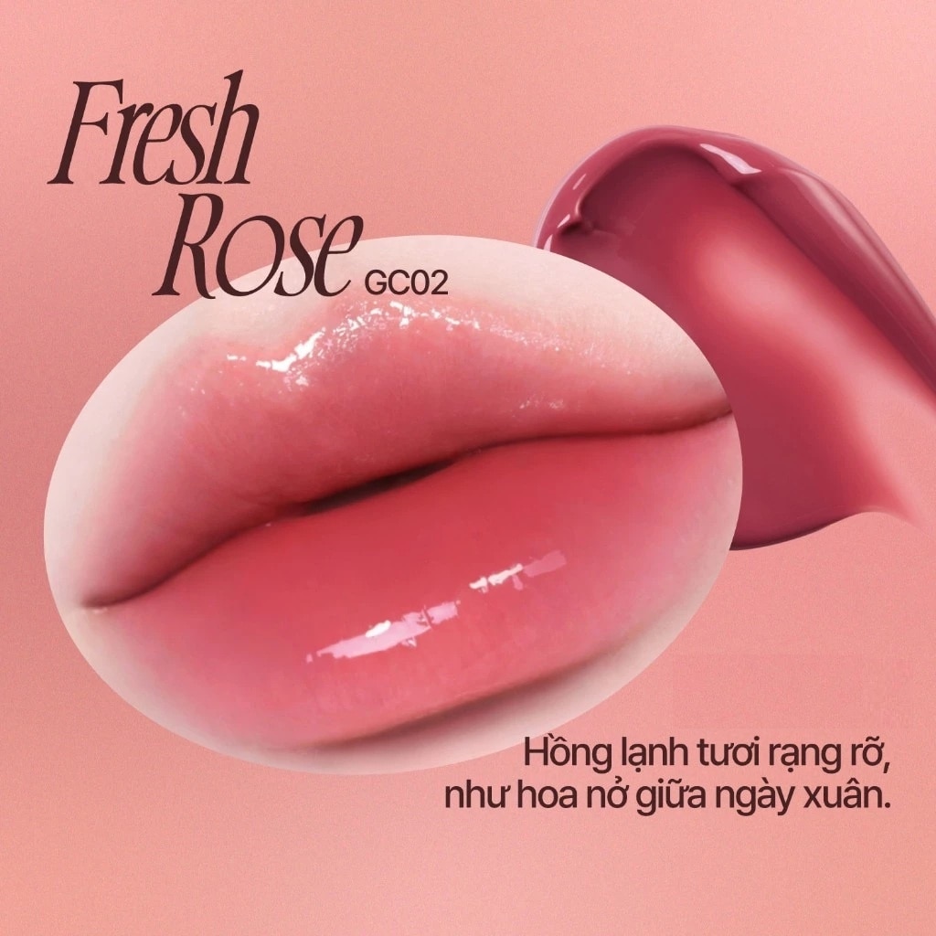 Fwee Rose Obsession Stay-Fit Lip Tint 3.5ml .#GC02 Fresh Rose